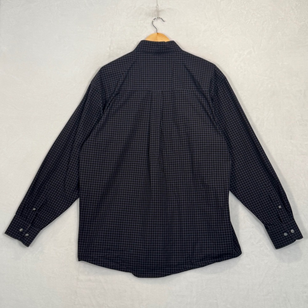 Wrangler George Strait Black Purple Check Button Down Shirt Large - Picture 5 of 7